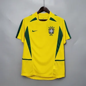 2002 Retro Brazil Home Football Shirt