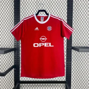 2001/2002 Retro Bayern Munchen Home Football Shirt