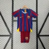 2005/2006 Retro Barcelona Home Football Shirt Kids Size