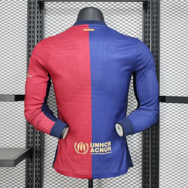 2024/2025 Players Edition Barcelona Special Edition Long Sleeve Soccer Shirt