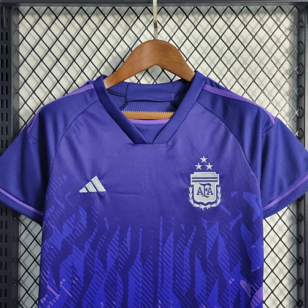 2022/2023 Argentina Away Football Shirt Kids Size