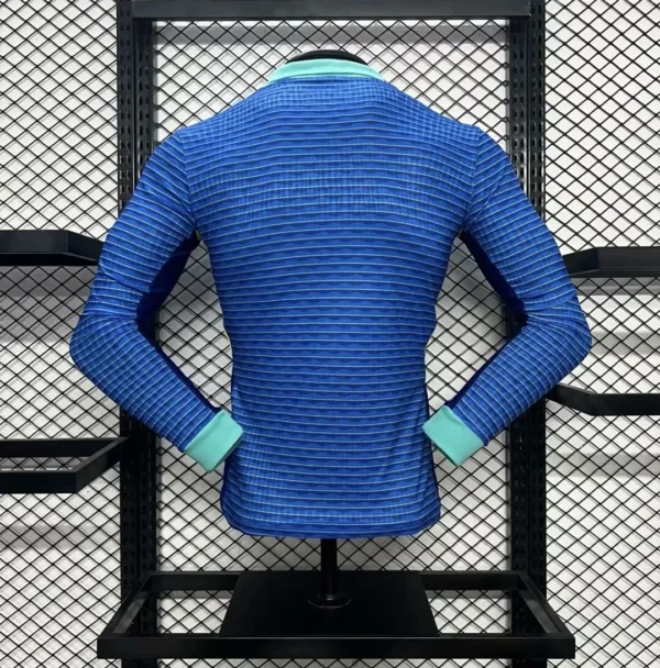 2024/2025 Brazil Away Players Long Sleeve Jersey Versi