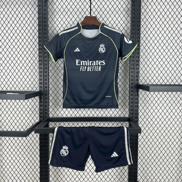 2025/2026 Real Madrid Away Football Jersey Kids Size