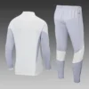 2022 Algeria Half-Pull Training Suit White Football Shirt