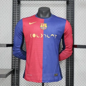 2024/2025 Players Edition Barcelona Special Edition Long Sleeve Soccer Shirt