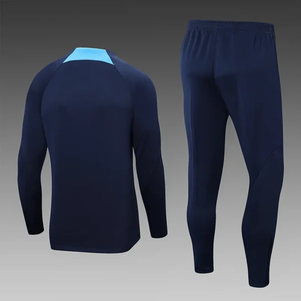 2022/2023 Barcelona Half-Pull Training Suit Royal Blue Football Shirt