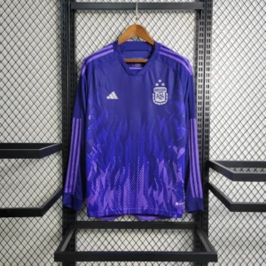 2022/2023 Long Sleeve Argentina Away Football Shirt