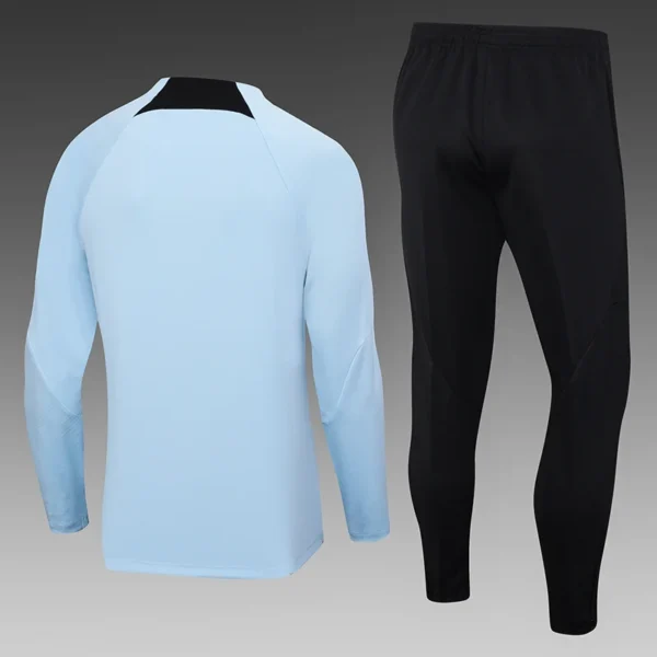2023/2024 Inter Milan Half-Pull Training Suit Light Blue Football Shirt