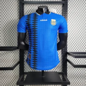 1994 Retro Player Version Argentina Away Football Shirt