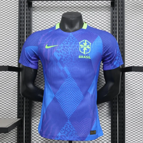 2025/2026 Player Version Brazil Away Football Shirt