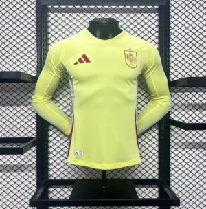 2024/2025 Player Edition Spain Euro Championship Away Long Sleeve Shirt