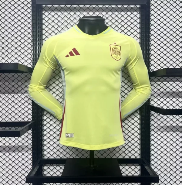 2024/2025 Player Edition Spain Euro Championship Away Long Sleeve Shirt