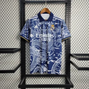2023/2024 Real Madrid Chinese Dragon Blue Football Shirt