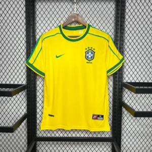 1998 Retro Brazil Home Football Shirt