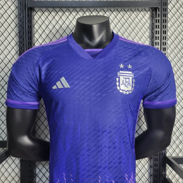 2022/2023 Player Version Argentina Away Football Shirt