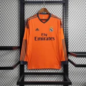 2013/2014 Retro Long Sleeve Real Madrid Third Away Football Shirt