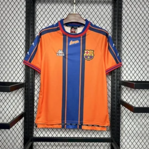 1997 Retro Barcelona Away Football Shirt