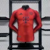 2024/2025 Player Edition Bayern Munich Home Long Sleeve Jersey