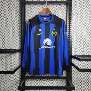 2023/2024 Long Sleeve Inter Milan Home Football Shirt