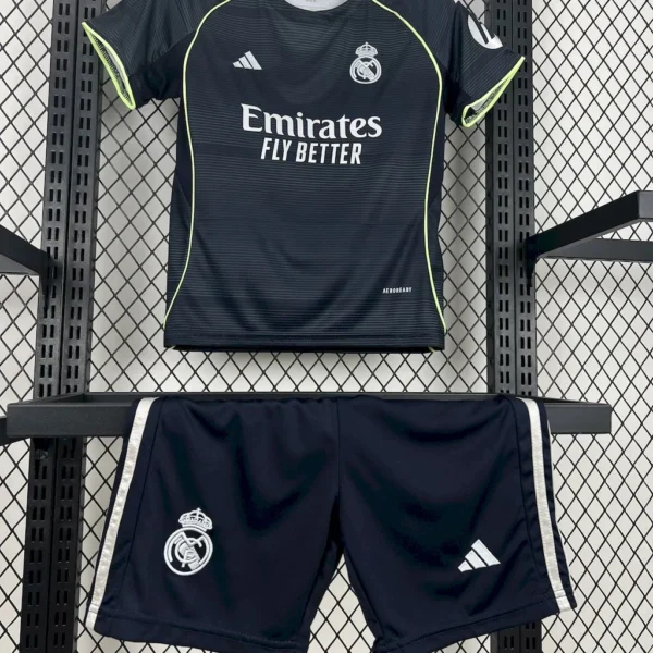 2025/2026 Real Madrid Away Football Jersey Kids Size