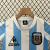 1986 Retro Argentina Home Football Shirt Kids Size