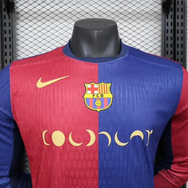 2024/2025 Players Edition Barcelona Special Edition Long Sleeve Soccer Shirt