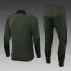 2023/2024 Barcelona Half-Pull Training Suit Green Football Shirt