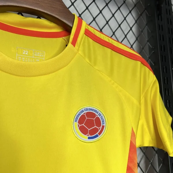 2024 Colombia Home Football Shirt Kids Size