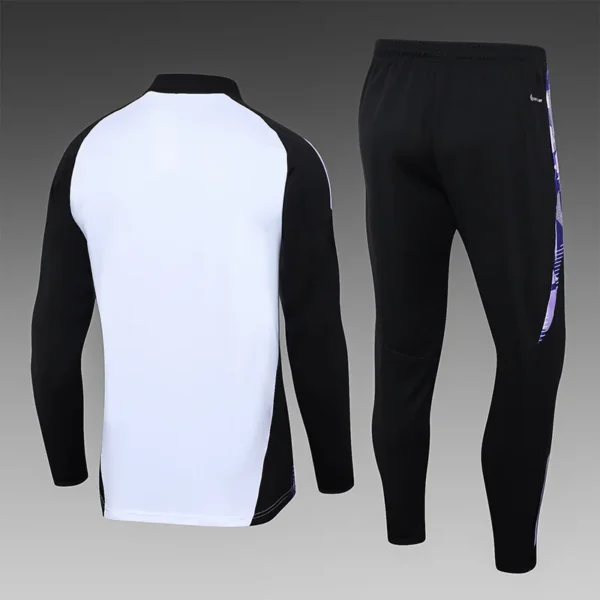 2024/2025 Germany Half-Pull Training Suit White Football Shirt