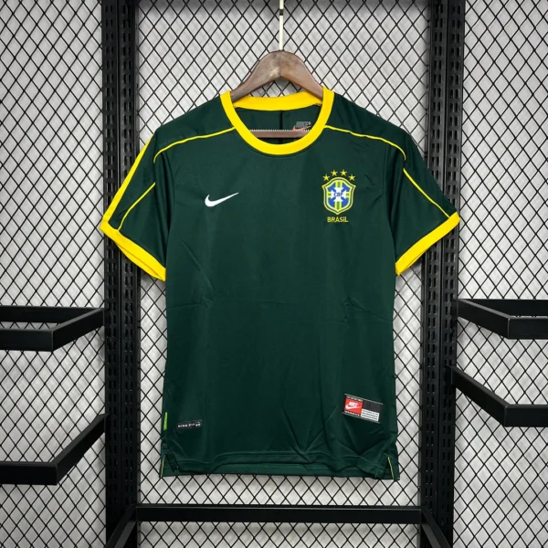 1998 Brazil Goalkeeper Retro Jersey
