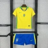 2025/2026 Brazil Home Football Shirt Kids Size