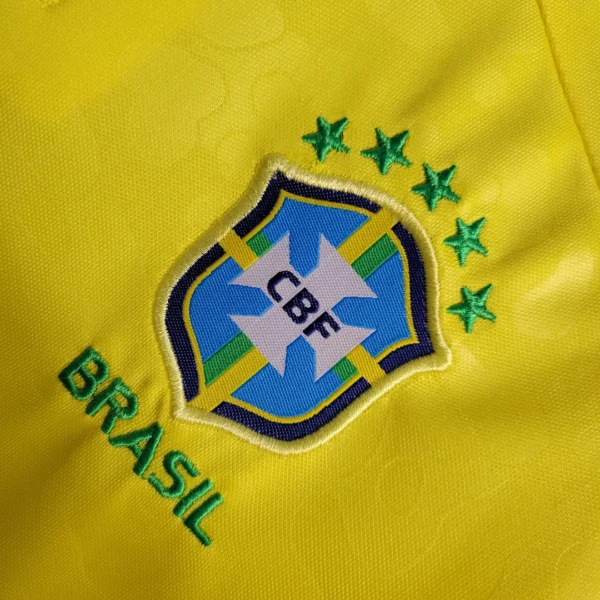 2022 Brazil Home Football Shirt Kids Size