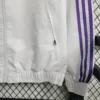 2023/2024 Real Madrid Reversible Windbreaker White Football Shirt