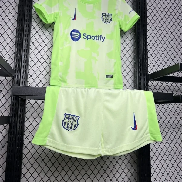 2024/2025 Barcelona Third Away Football Shirt Kids Size