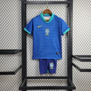 2024 Brazil Away Football Shirt Kids Size