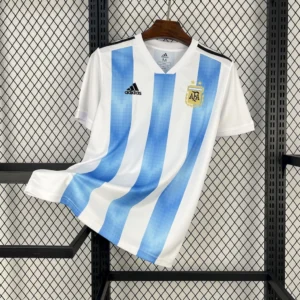 2018 Argentina Home Retro Football Jersey