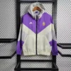 2023/2024 Argentina Windbreaker White-Purple Football Shirt