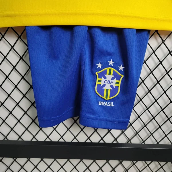 1994 Retro Brazil Home Football Shirt Kids Size
