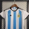 2022 Argentina Home Football Shirt Kids Size