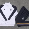 2023/2024 Real Madrid Long Zipped Jacket White Football Shirt