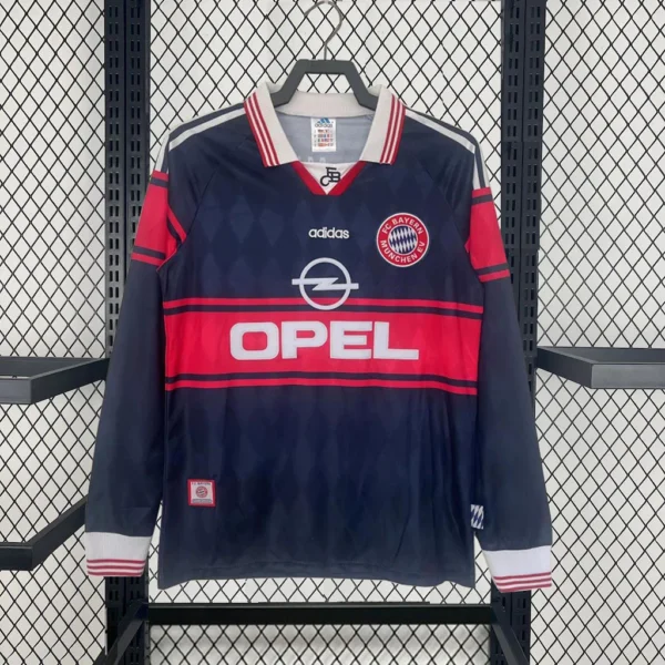 1997/1999 Retro Bayern Munich Home Long Sleeve Jersey
