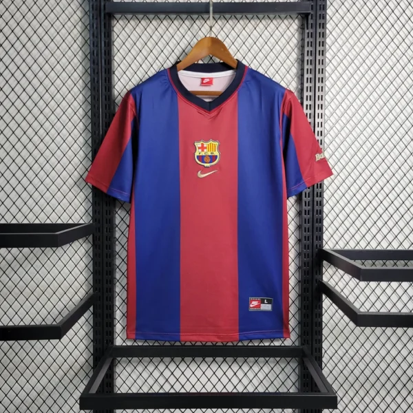 1998/1999 Retro Barcelona Home Football Shirt