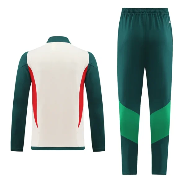 2023 Mexico Half-Pull Training Suit Off White Football Shirt