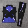2024/2025 Germany Half-Pull Training Suit Purple Football Shirt