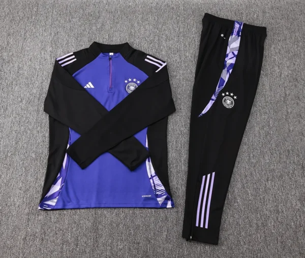 2024/2025 Germany Half-Pull Training Suit Purple Football Shirt