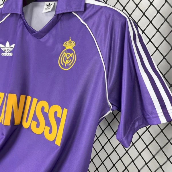 1984/1985 Retro Real Madrid Away Football Shirt