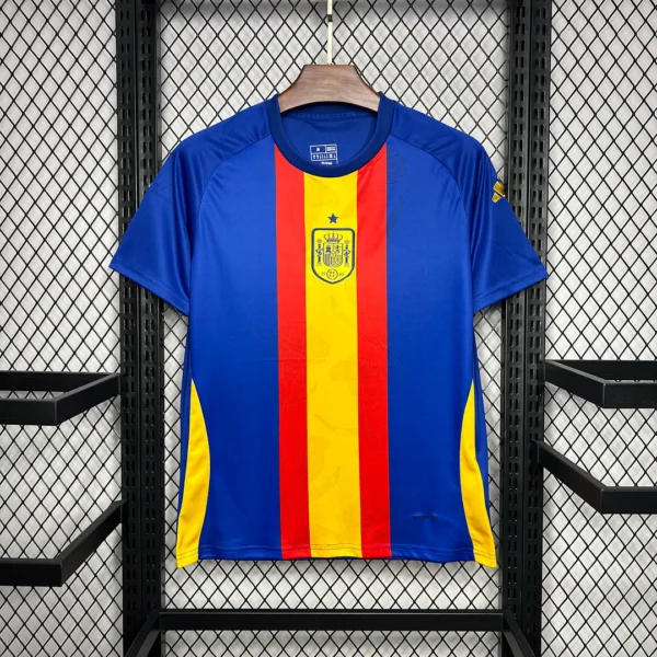 2024/2025 Spain Euro Pre-match training uniform Jersey
