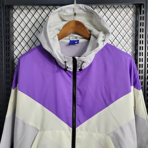 2023/2024 Argentina Windbreaker White-Purple Football Shirt