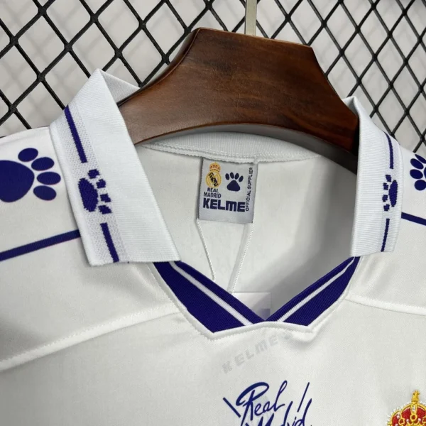1994/1996 Retro Long Sleeve Real Madrid Home Football Shirt