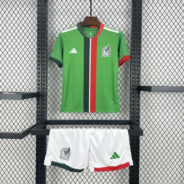 2025/2026 Mexico Home Football Shirt Kids Size